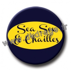 Badge Made in DK Sea Sex & Chailles 38mm