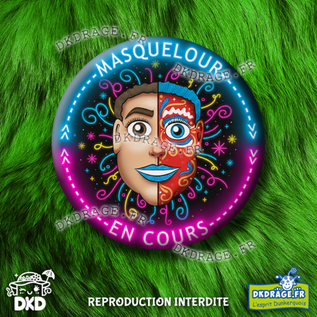 Badge / Magnet Masquelour en cours