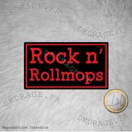 Ecusson brodé Rock n'Rollmops