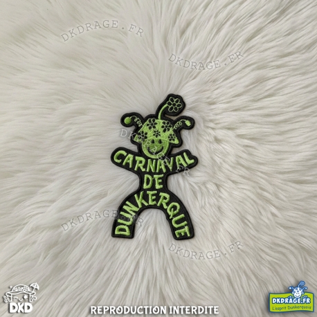 Ecusson brodé Mr Carnaval Anis