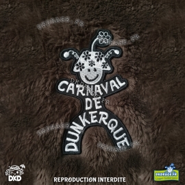 Ecusson brodé Mr Carnaval Blanc Ecusson brodé Mr Carnaval Blanc