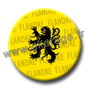 Badge Carnaval De Dunkerque - Lion Des Flandres Personnalisé