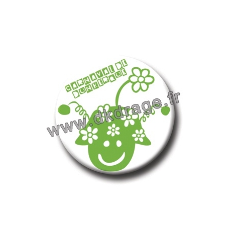 Badge Mr Carnaval Vert