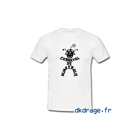 T-shirt Blanc Mr Carnaval de Dunkerque