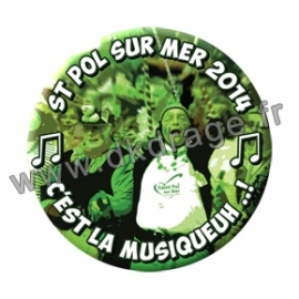 Badge St Pol sur Mer 2014 collector Badge St Pol sur Mer 2014 collector