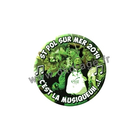 Badge St Pol sur Mer 2014 collector