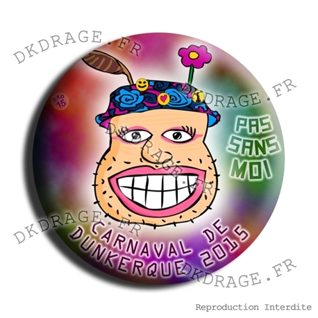 Badge Carnaval de Dunkerque 2015 collector
