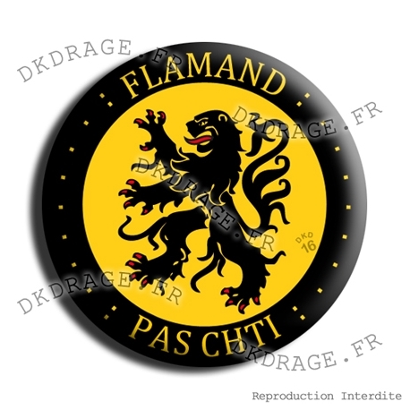 Badge Flamand pas chti V2.0