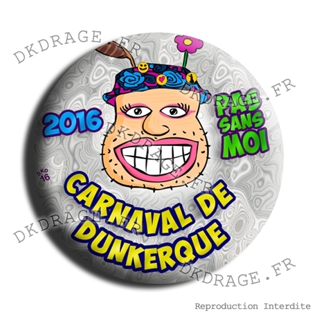Badge Carnaval de Dunkerque 2016 collector