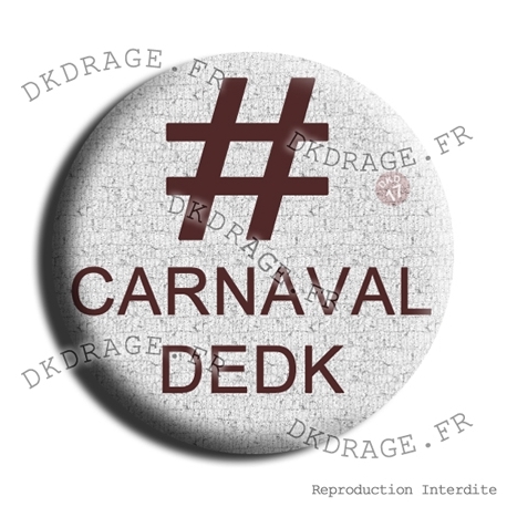 Badge Hashtag Carnaval