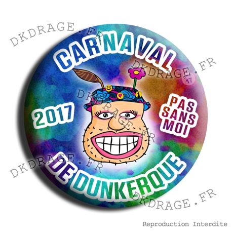 Badge Carnaval de Dunkerque 2017 collector