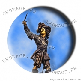 Badge / Magnet Statue de Jean Bart
