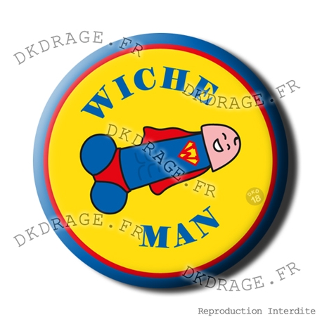 Badge / Magnet Wiche Man
