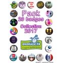 Pack 20 badges - Collection 2017