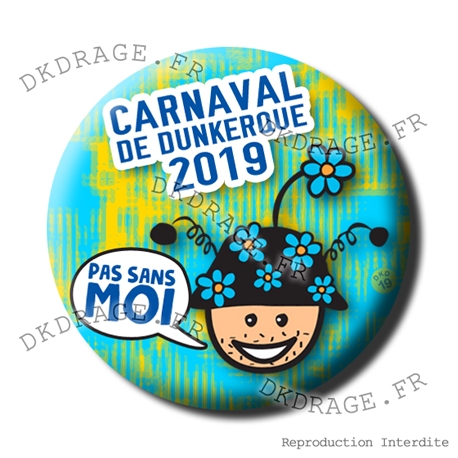 Badge / Magnet Carnaval de Dunkerque 2019 collector