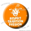 Badge / Magnet Respect Tradition Passion V2 38mm