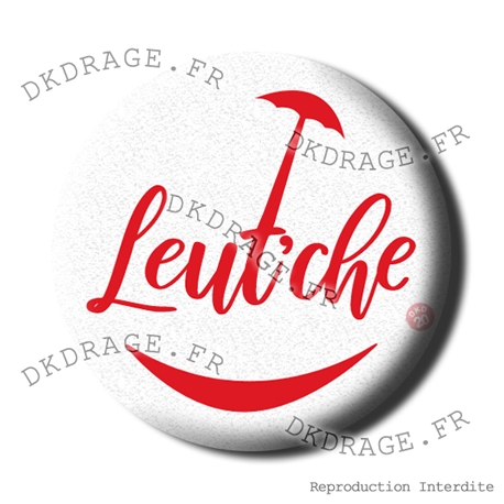Badge / Magnet Leut'che - Rouge