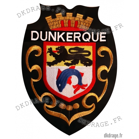 Ecusson brodé Blason Dunkerque