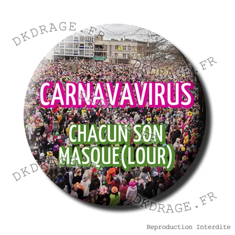 Badge / Magnet CARNAVAVIRUS