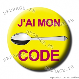 Badge / Magnet Cuillère Code
