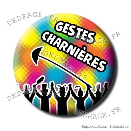 Badge / Magnet Gestes Charnières