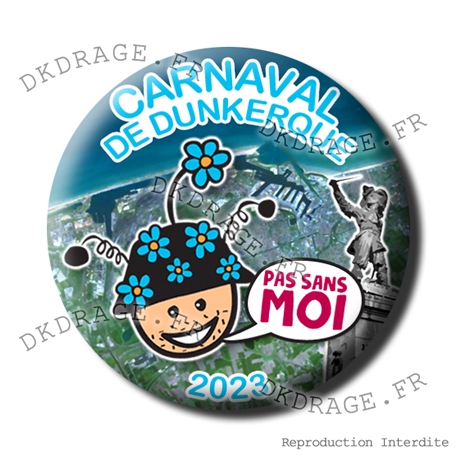 Badge / Magnet Carnaval de Dunkerque 2023 collector