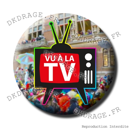 Badge / Magnet Vu à la TV