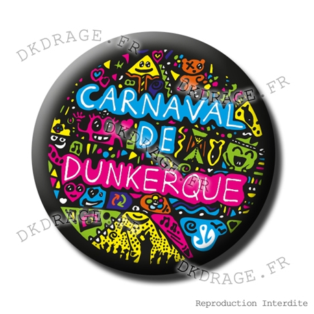 Badge / Magnet Carnaval de Dunkerque Communion