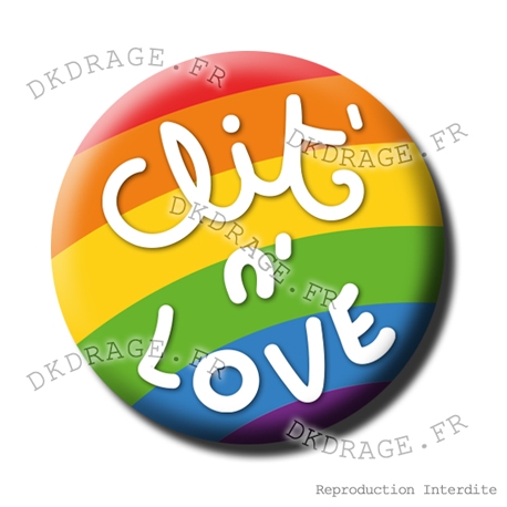 Badge / Magnet Clit' and Love