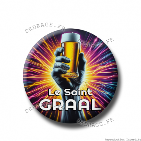 Badge Le Saint Graal 56mm