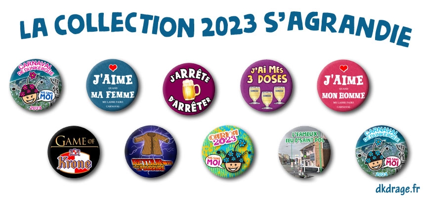 La collection des badges 2023 est arrivée !