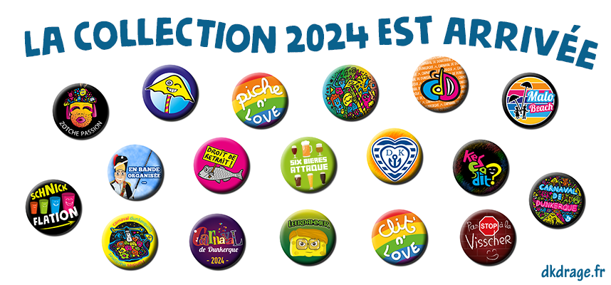 La collection des badges 2024 est arrivée !